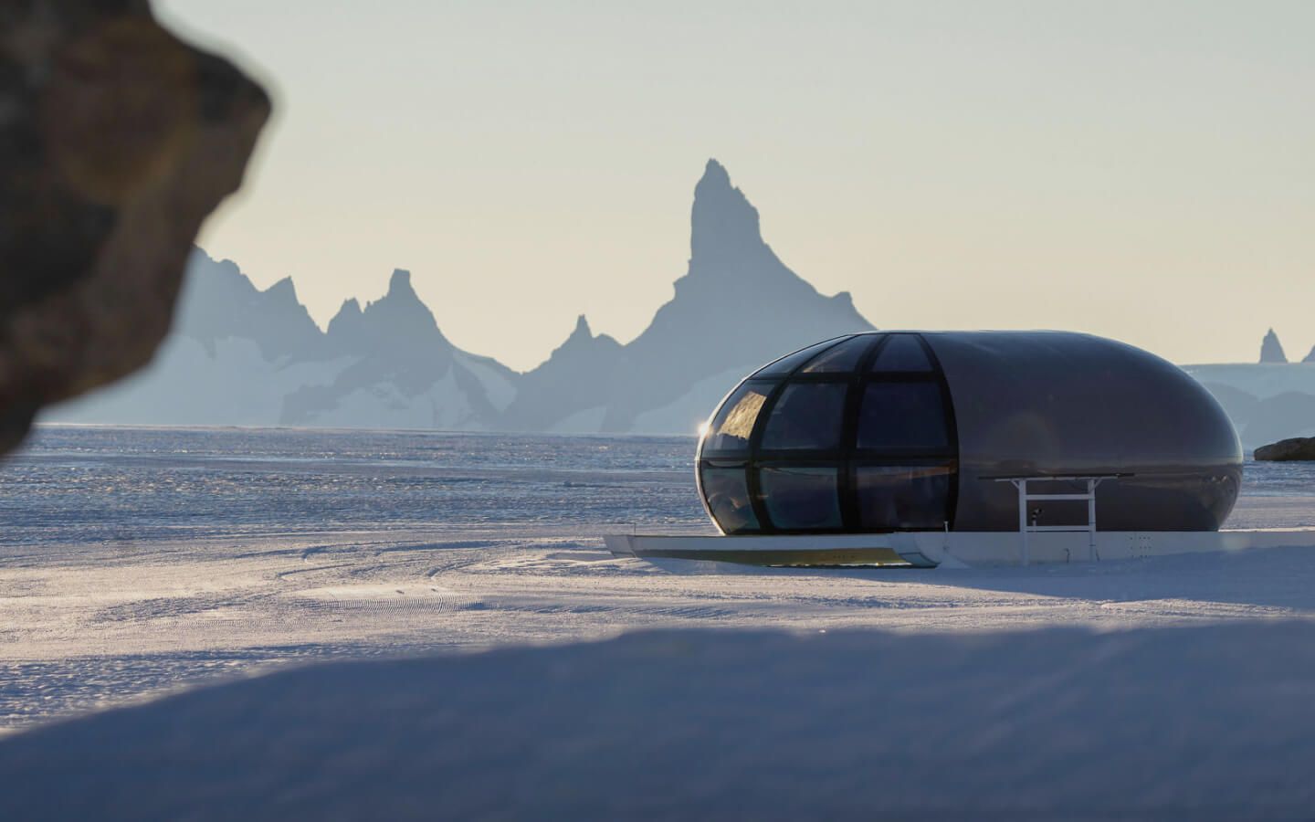 Echo Base pod exterior